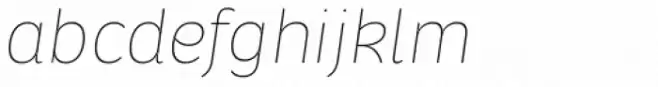 Kasia Ultra Thin Italic