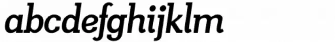 Kate Slab 700 Bold Italic