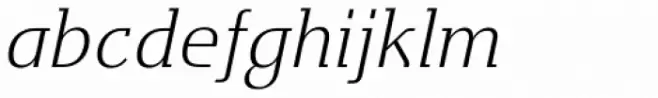Kaunos Extra Light Italic