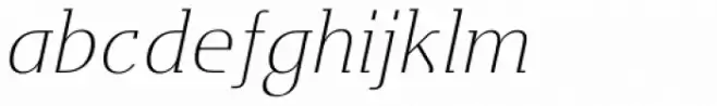 Kaunos Thin Italic
