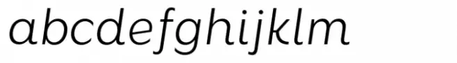 Kawa Sans Extra Light Italic