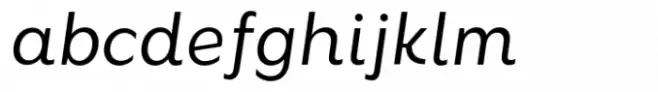 Kawa Sans Light Italic