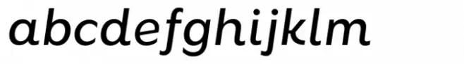 Kawa Sans Regular Italic
