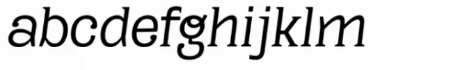 Kaybuts Regular Semi Serif Italic