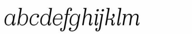 Keiss Text Thin Italic