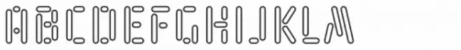 Kempt Condensed Outline Extra Light