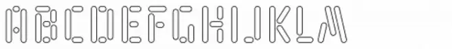 Kempt Condensed Outline Thin