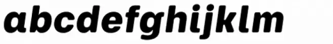 Keymer Radius Heavy Italic
