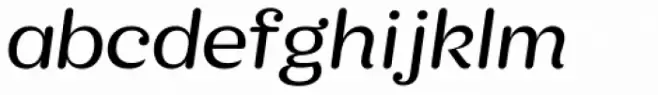 KhaoSans Wide Regular Italic