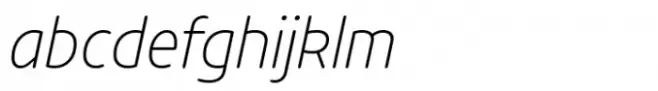 Khonsong Rounded Extra Light Italic