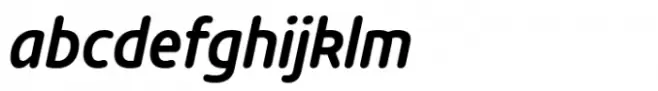 Khonsong Rounded Semi Bold Italic