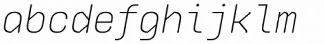 Ki Extra Light Italic
