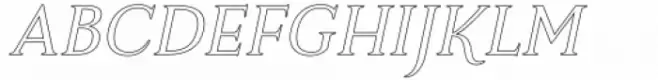 King Slayer Outline Italic