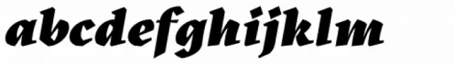 Kitsch Black Italic