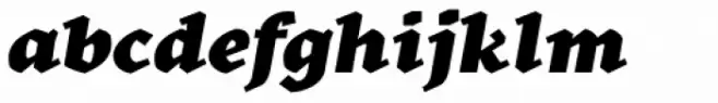 Kitsch Text Black Italic