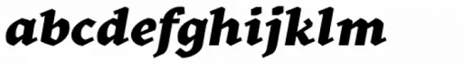 Kitsch Text Extrabold Italic