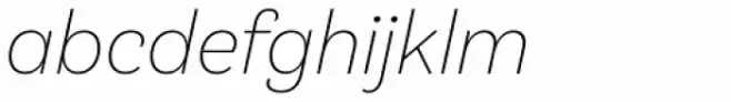 Klainy Extra Light Italic