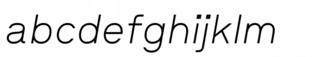 Klaster Sans Thin Italic