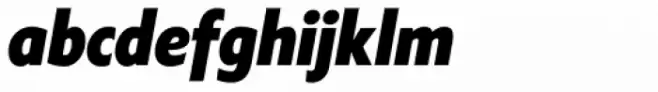 Klein Condensed Extrabold Italic