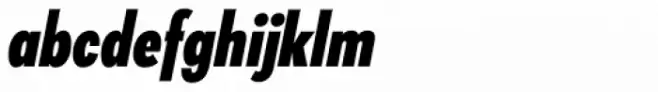 Klik Extra Bold Condensed Italic