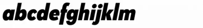 Klik Extra Bold Narrow Italic