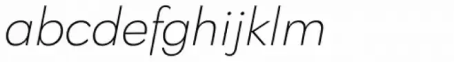 Klik Extralight Italic