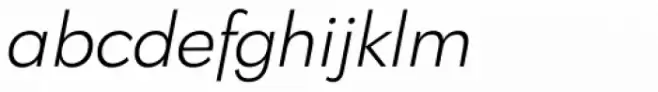 Klik Light Italic