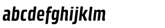Klint Bold Condensed Italic