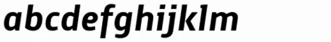 Knight Sans Bold Italic