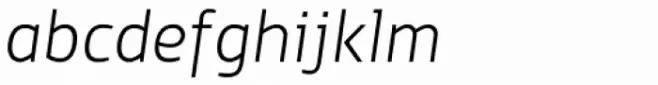 Knight Sans Light Italic