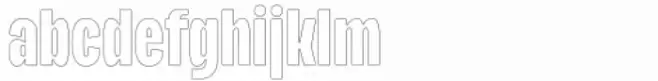 Knocky Outline Bold