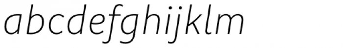 Komet Pro ExtraLight Italic
