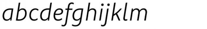 Komet Pro Light Italic