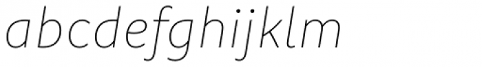 Komet Pro Thin Italic