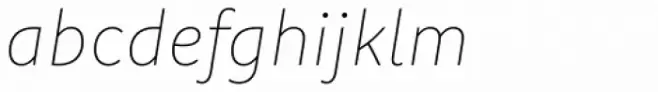 Komet Thin Italic