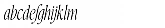 Komrile Condensed Italic