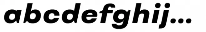 Kontrast Grotesk Black Italic