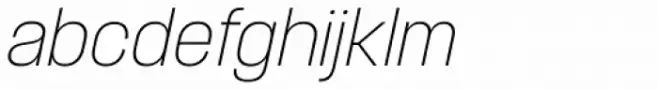Korolev Alternates ExtraLight Italic