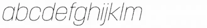 Korolev Rough Thin Italic