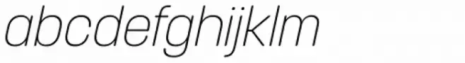 Korolev Rounded Extra Light Italic