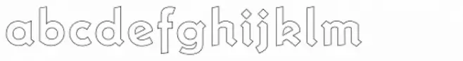 Krimhilde B Display Outline Bold