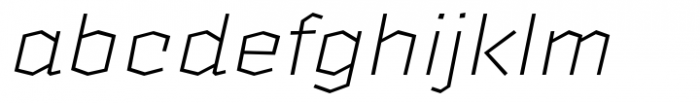 Krupkrop Extra Light Italic