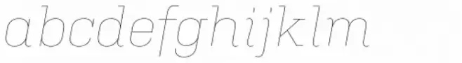 Kulturista Thin Italic