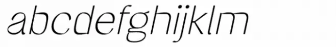Kuniku Italic Thin