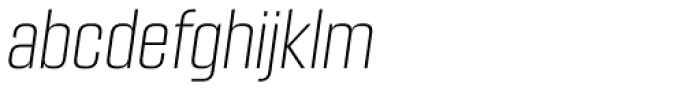 Kuunari Extra Light Condensed Italic
