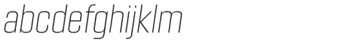 Kuunari Rounded Thin Condensed Italic