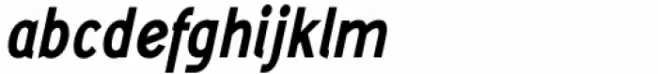 Kwalett Bold Narrow Italic