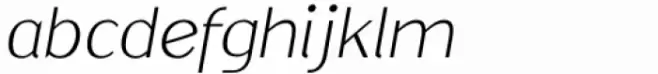 Kwalett Thin Italic