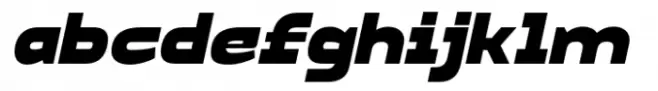 Kyber Ricon Extra Bold Italic