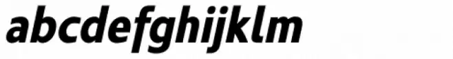 Kyrial Sans Pro Condensed Bold Italic